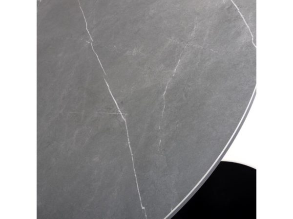 Grey Sintered Stone 900mm Dining Table