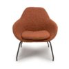 Toby Boucle Occasional Chair Rust