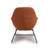 Toby Boucle Occasional Chair Rust