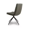 Austin Swivel Chair Truffle with Black Legs NEW COLOUR