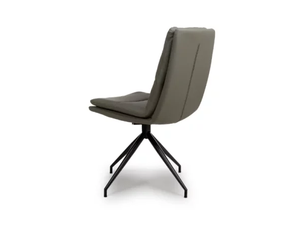 Austin Swivel Chair Truffle with Black Legs NEW COLOUR