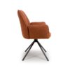 Uno Dining Chair Rust Boucle