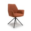 Uno Dining Chair Rust Boucle